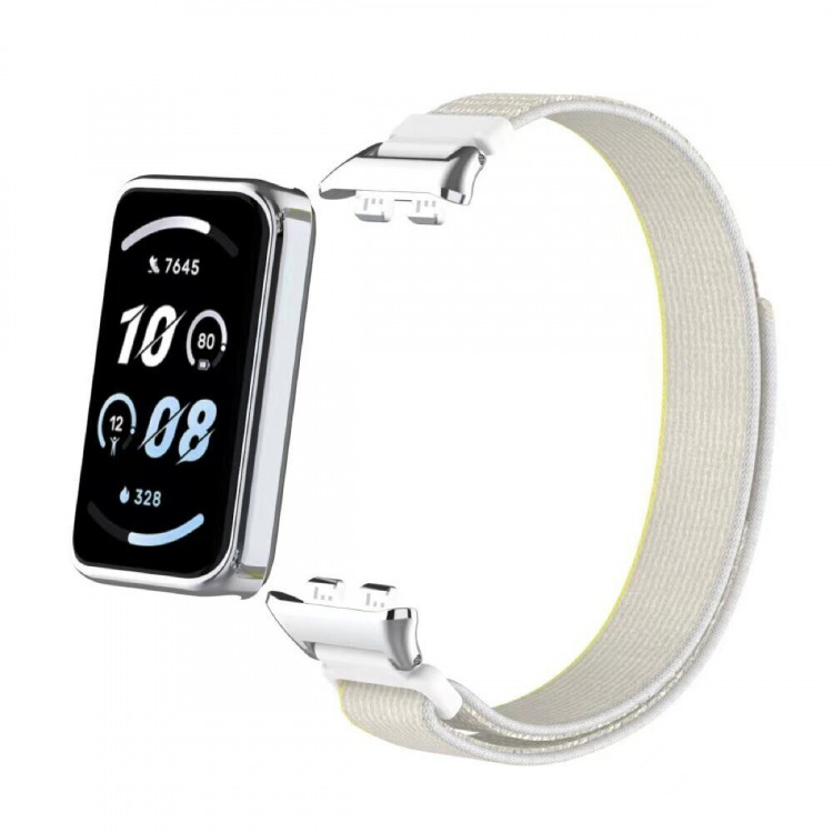 Ремешок с нейлоновой петлей для Honor Band 9 (бежевый)