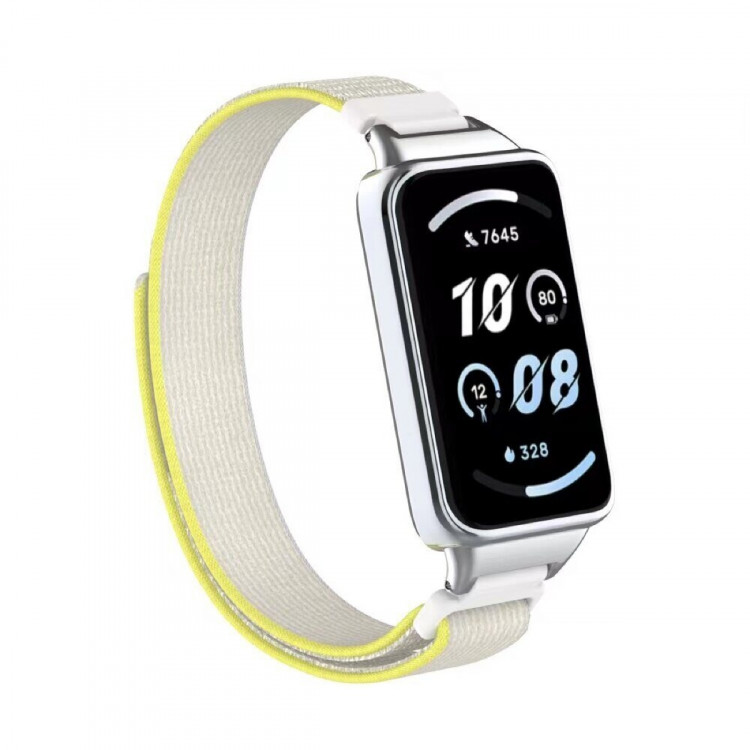Ремешок с нейлоновой петлей для Honor Band 9 (бежевый)