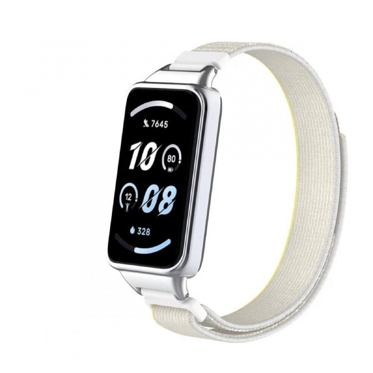 Ремешок с нейлоновой петлей для Honor Band 9 (бежевый)