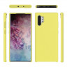 Силиконовый чехол Mobile Shell для Samsung Galaxy Note 10+ (Plus) (желтый)