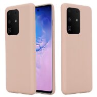 Силиконовый чехол Mobile Shell для Samsung Galaxy S20 Ultra (розовый)