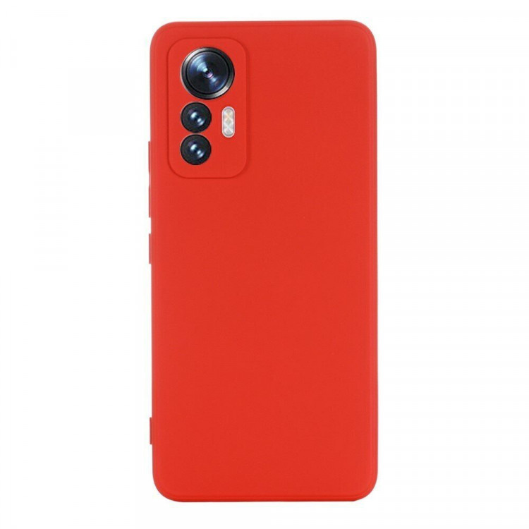 Силиконовый чехол Mobile Shell для Xiaomi 12 Lite (красный)
