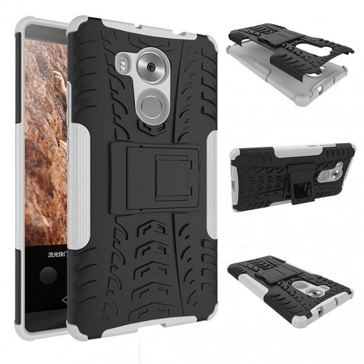 Чехол Hybrid Armor для Huawei Mate 8 (черный + белый)