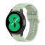 Силиконовый ремешок для Samsung Galaxy Watch 5 / Watch 5 Pro (серо-зеленый)