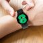 Силиконовый ремешок для Samsung Galaxy Watch 5 / Watch 5 Pro (серо-зеленый)