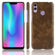Чехол Litchi Texture для Huawei Honor 8C (коричневый) Чехол Litchi Texture для Huawei Honor 8C (коричневый)