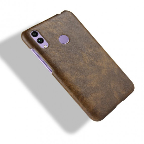 Чехол Litchi Texture для Huawei Honor 8C (коричневый) Чехол Litchi Texture для Huawei Honor 8C (коричневый)