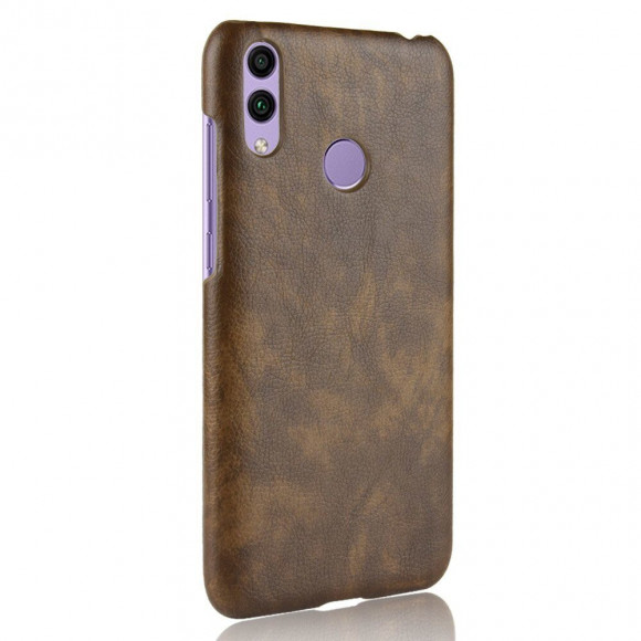 Чехол Litchi Texture для Huawei Honor 8C (коричневый) Чехол Litchi Texture для Huawei Honor 8C (коричневый)