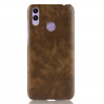 Чехол Litchi Texture для Huawei Honor 8C (коричневый)