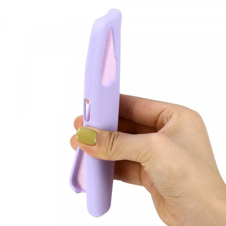 Силиконовый чехол Mobile Shell для Honor 20 Pro (фиолетовый)