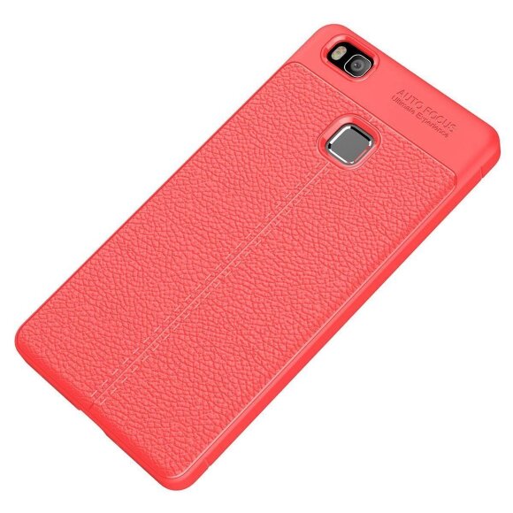 Чехол-накладка Litchi Grain для Huawei P9 Lite (красный)