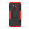 Чехол Hybrid Armor для Huawei Mate 20 Lite (черный + красный)