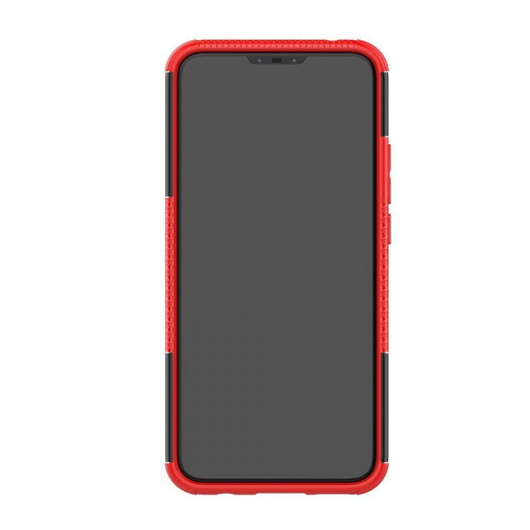 Чехол Hybrid Armor для Huawei Mate 20 Lite (черный + красный)
