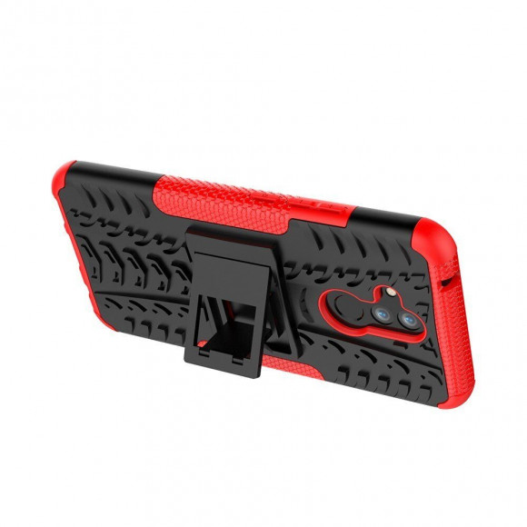 Чехол Hybrid Armor для Huawei Mate 20 Lite (черный + красный) Чехол Hybrid Armor для Huawei Mate 20 Lite (черный + красный)