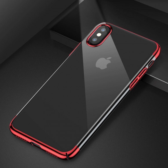 Чехол-накладка Baseus Glitter для iPhone X (красный) Чехол-накладка Baseus Glitter для iPhone X (красный)