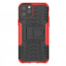 Чехол Hybrid Armor для iPhone 11 Pro (черный + красный)