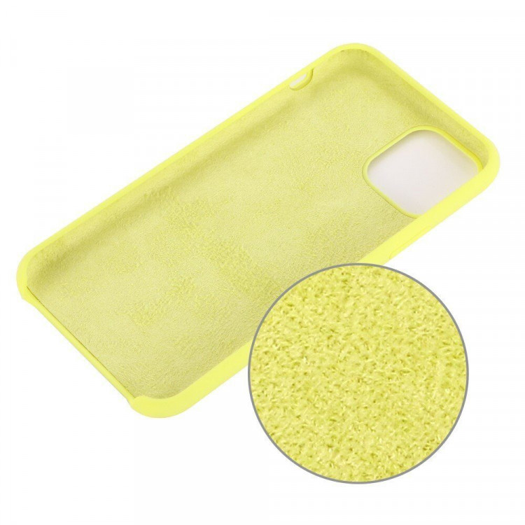 Силиконовый чехол Mobile Shell для iPhone 11 (желтый)