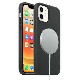 Чехол MagSafe для iPhone 12 mini (черный)