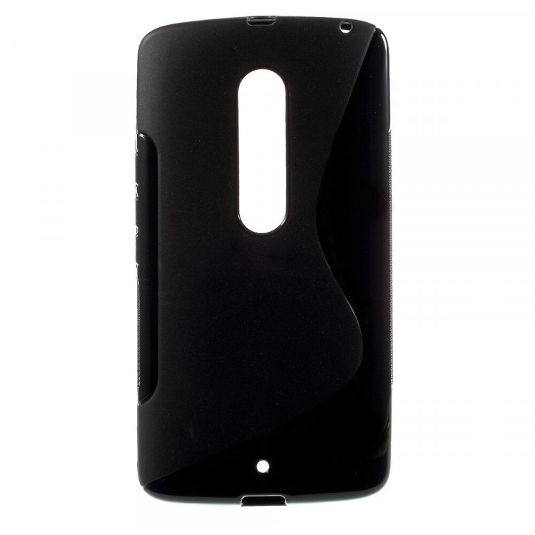 Нескользящий чехол для Motorola Moto X Style (черный)