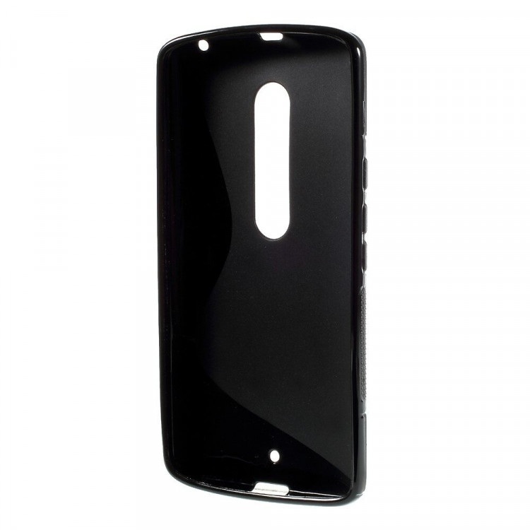 Нескользящий чехол для Motorola Moto X Style (черный)