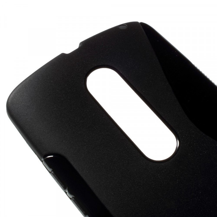 Нескользящий чехол для Motorola Moto X Style (черный)