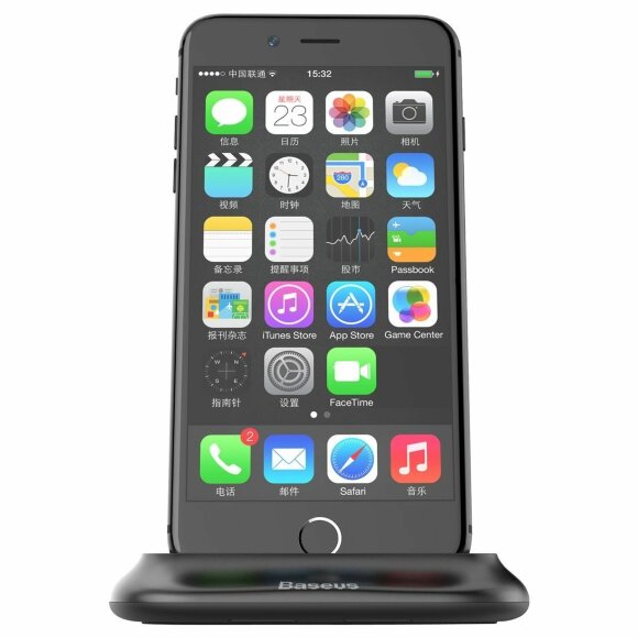 Док-станция Baseus для iPhone 8 / 8 Plus / 7 / 7 Plus / 6 / 6S / 6 Plus / 6S Plus (черный)