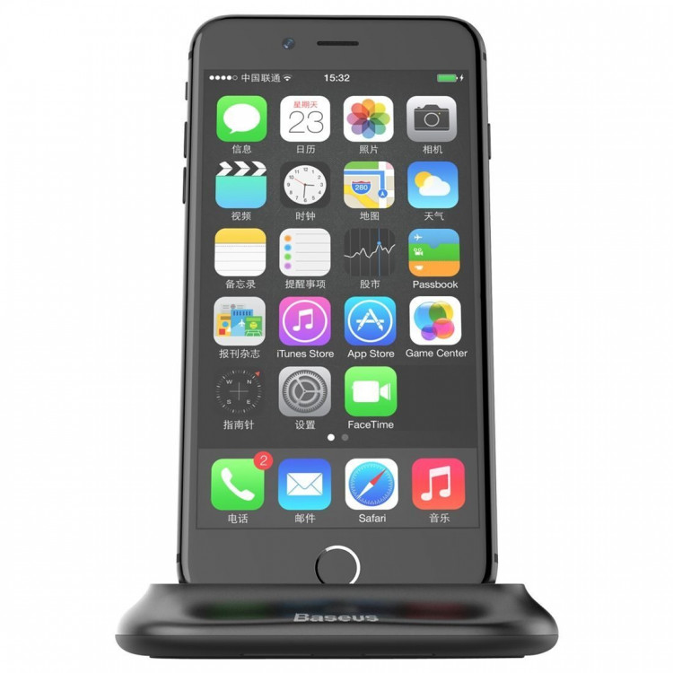 Док-станция Baseus для iPhone 8 / 8 Plus / 7 / 7 Plus / 6 / 6S / 6 Plus / 6S Plus (черный)