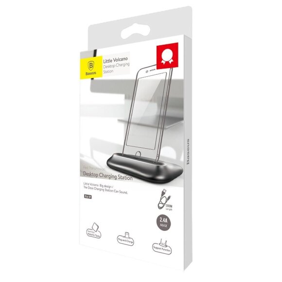 Док-станция Baseus для iPhone 8 / 8 Plus / 7 / 7 Plus / 6 / 6S / 6 Plus / 6S Plus (черный)