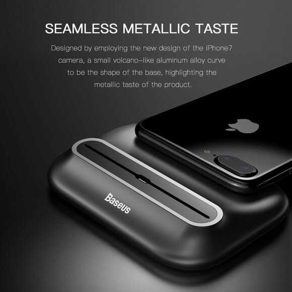 Док-станция Baseus для iPhone 8 / 8 Plus / 7 / 7 Plus / 6 / 6S / 6 Plus / 6S Plus (черный)
