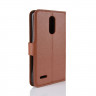 Чехол с визитницей для LG K10 (2018) / LG K30 (коричневый)