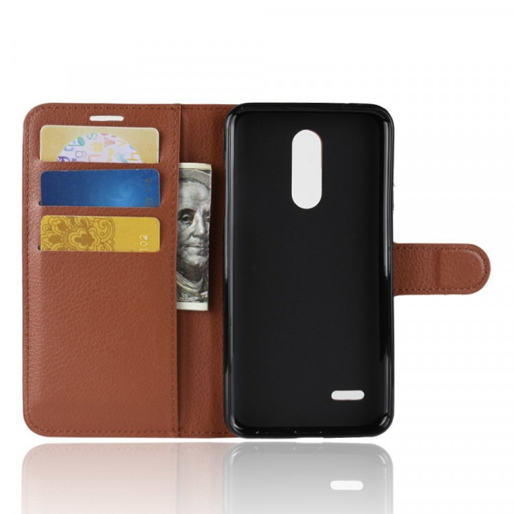 Чехол с визитницей для LG K10 (2018) / LG K30 (коричневый)