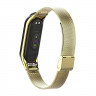 Сетчатый браслет с застежкой для Xiaomi Mi Band 4 (золотой)