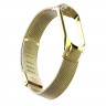 Сетчатый браслет с застежкой для Xiaomi Mi Band 4 (золотой)