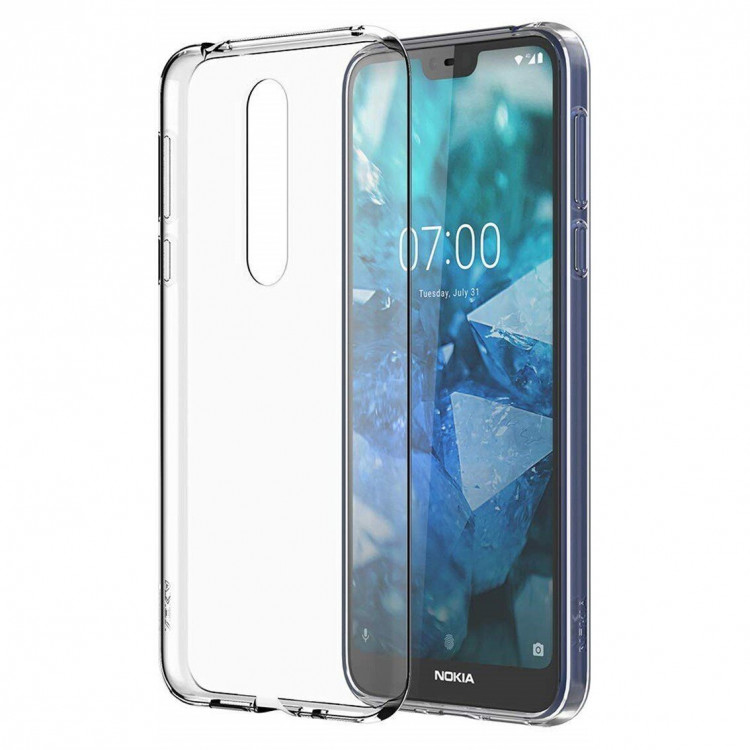 Силиконовый TPU чехол для Nokia 7.1