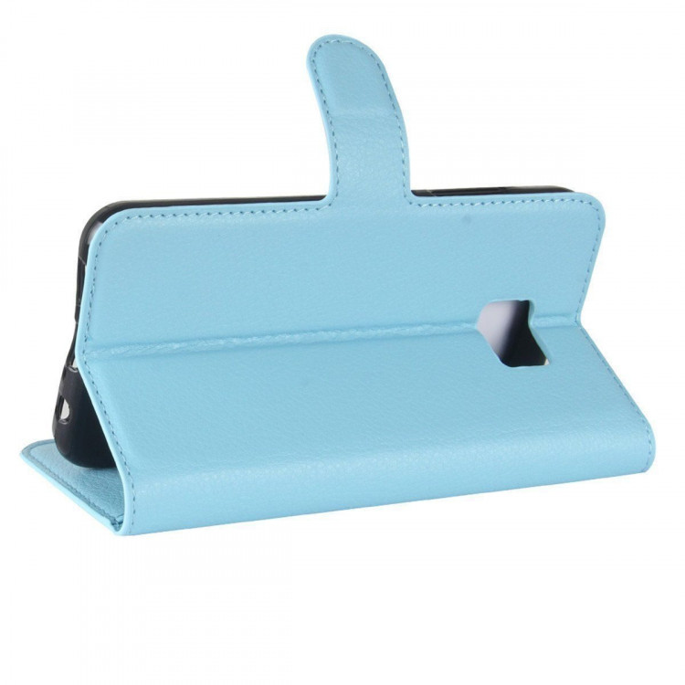 Чехол с визитницей для Asus Zenfone 4V V520KL (голубой)