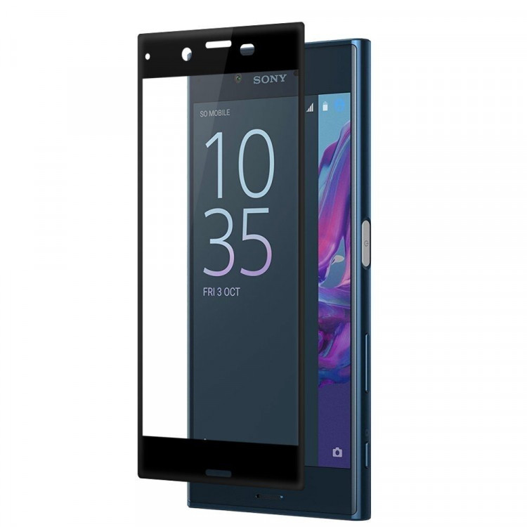 3D - Защитное стекло для Sony Xperia XZ / XZs (черный)