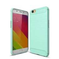 Чехол-накладка Carbon Fibre для Oppo A59 / Oppo F1S (сине-зеленый) Чехол-накладка Carbon Fibre для Oppo A59 / Oppo F1S (сине-зеленый)