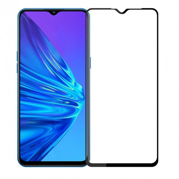 Защитное стекло 3D для Realme 5 (черный)
