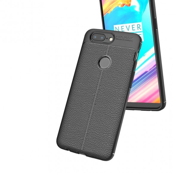 Чехол-накладка Litchi Grain для OnePlus 5T (черный) Чехол-накладка Litchi Grain для OnePlus 5T (черный)