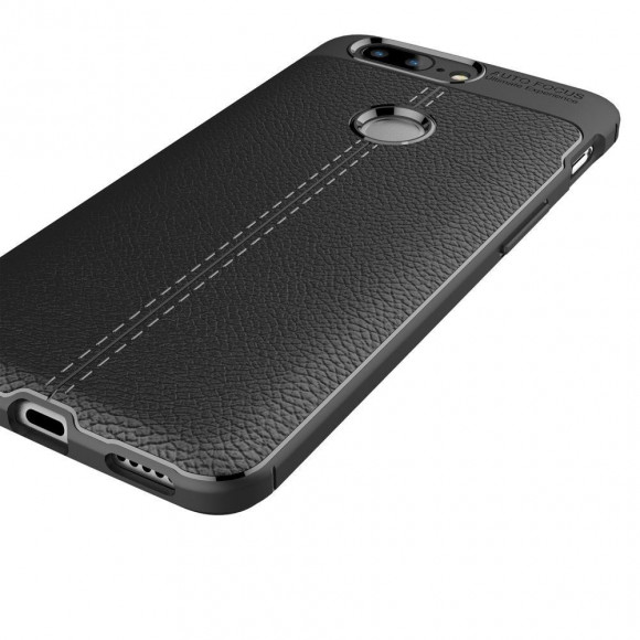 Чехол-накладка Litchi Grain для OnePlus 5T (черный) Чехол-накладка Litchi Grain для OnePlus 5T (черный)