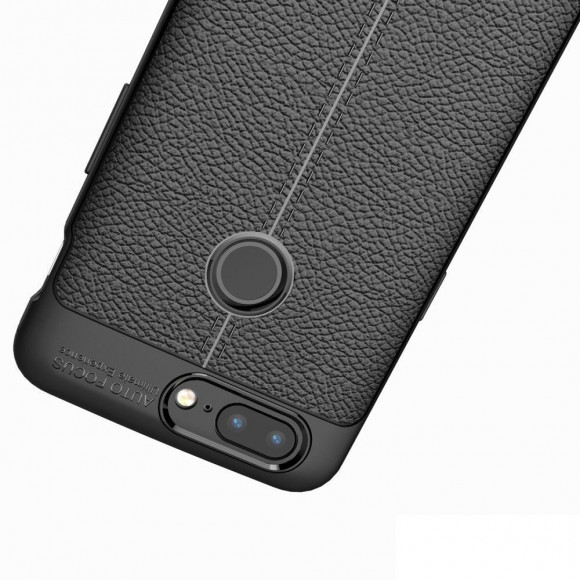 Чехол-накладка Litchi Grain для OnePlus 5T (черный) Чехол-накладка Litchi Grain для OnePlus 5T (черный)