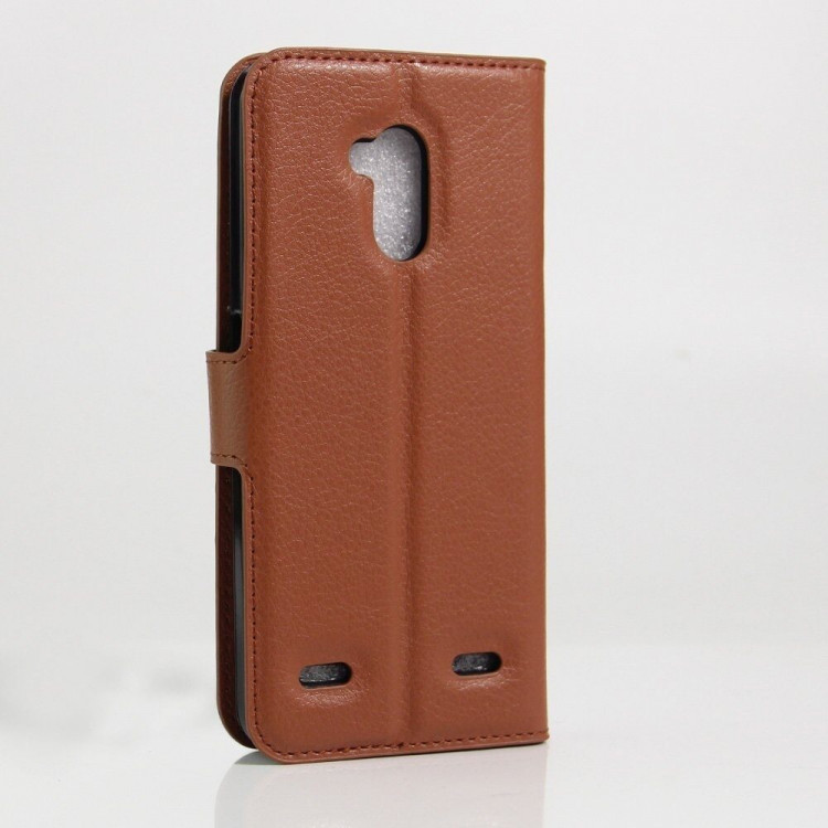 Чехол с визитницей для ZTE Blade V7 Lite (коричневый)