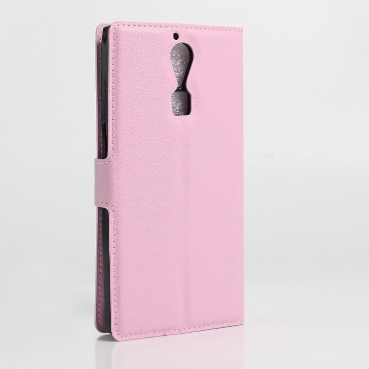 Чехол с визитницей для DOOGEE F5 / F5 Pro (розовый)