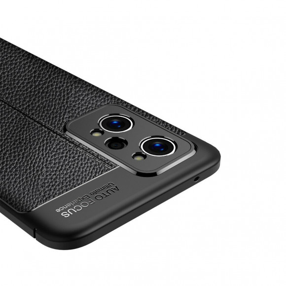 Чехол-накладка Litchi Grain для Realme GT2 Pro (черный) Чехол-накладка Litchi Grain для Realme GT2 Pro (черный)