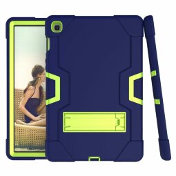 Гибридный TPU чехол для Samsung Galaxy Tab S5e SM-T720 / SM-T725 (темно-синий + зеленый)