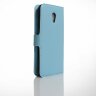 Чехол с визитницей для Meizu MX5 (голубой)