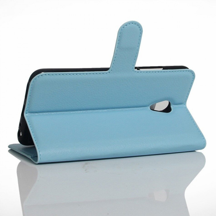 Чехол с визитницей для Meizu MX5 (голубой)