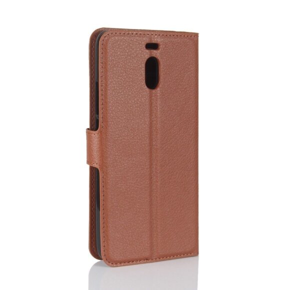 Чехол с визитницей для Meizu M6 Note (коричневый)