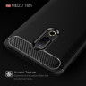 Чехол-накладка Carbon Fibre для Meizu 16th (M882H) (красный)