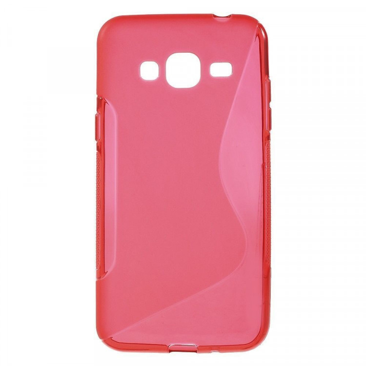 Нескользящий чехол для Samsung Galaxy J3 (2016) SM-J320F/DS (красный)